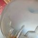 Suspension vintage en verre opalin soufflé – style Murano