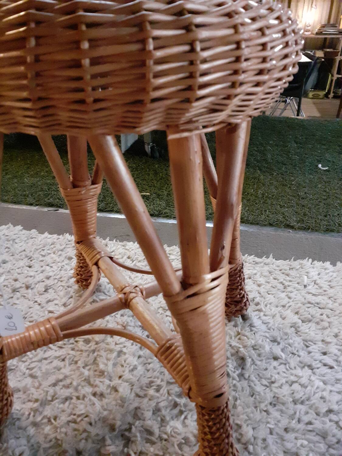 Wicker stool