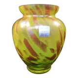 Vase en verre cristallin soufflé