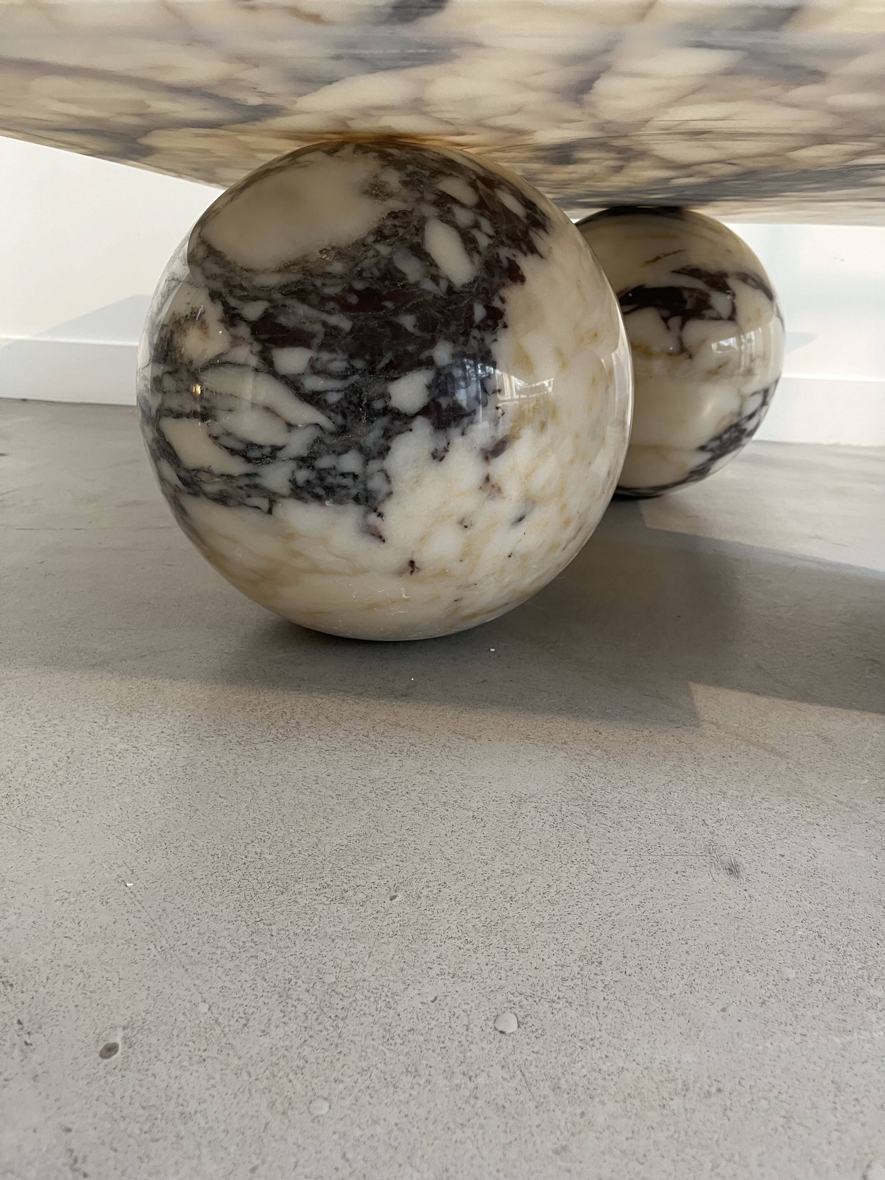 Calataca viola marble coffee table