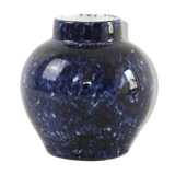 Blue ceramic vase