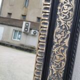 Louis Philippe Napoleon III mirror in decorated gilded wood - 1m70