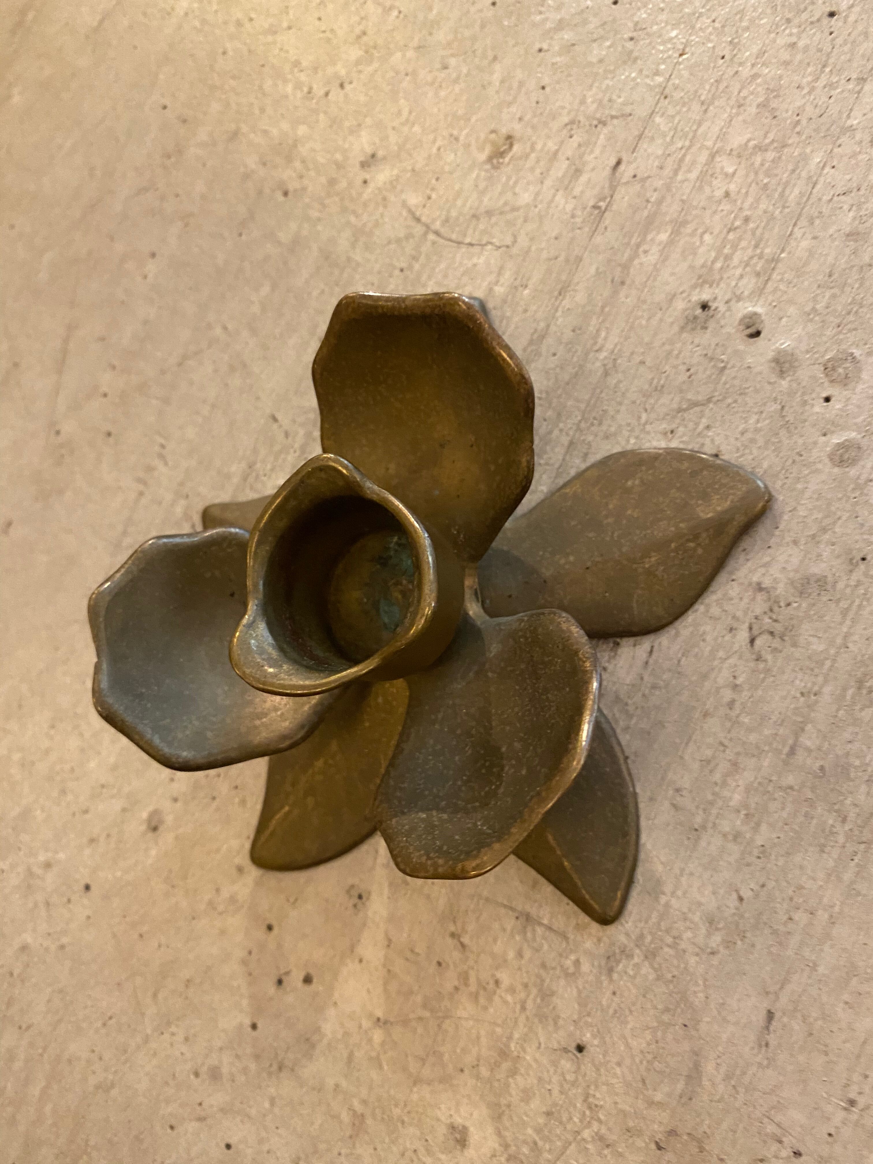 brass candle holder