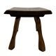 Vintage wooden side table small table wabi sabi natural design