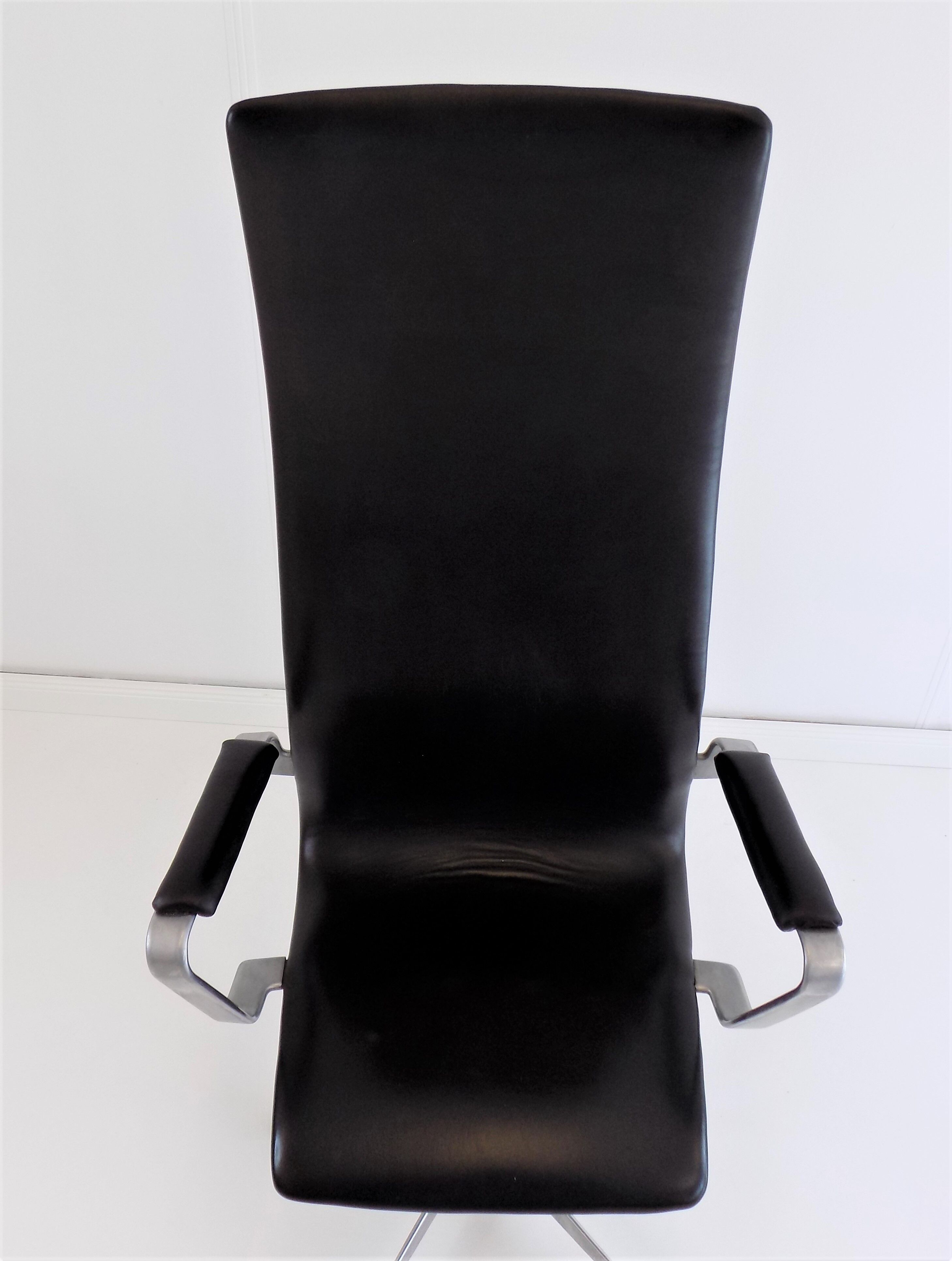 Chaise de bureau Oxford par Arne Jacobsen, Fritz Hansen