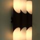 Wall lamp design klaus link for neuhaus-leuchten 1960s metal satin glass