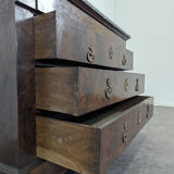 Restoration period chest of drawers with bronze ornaments