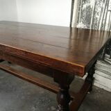 Table de ferme massive en chêne
