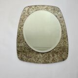 Double mirrors stacked vintage design, France, 1970s