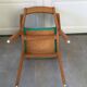 1960s bridge armchair with compass feet