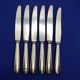 Set of 6 small silver-plated Navy knives from Ercuis