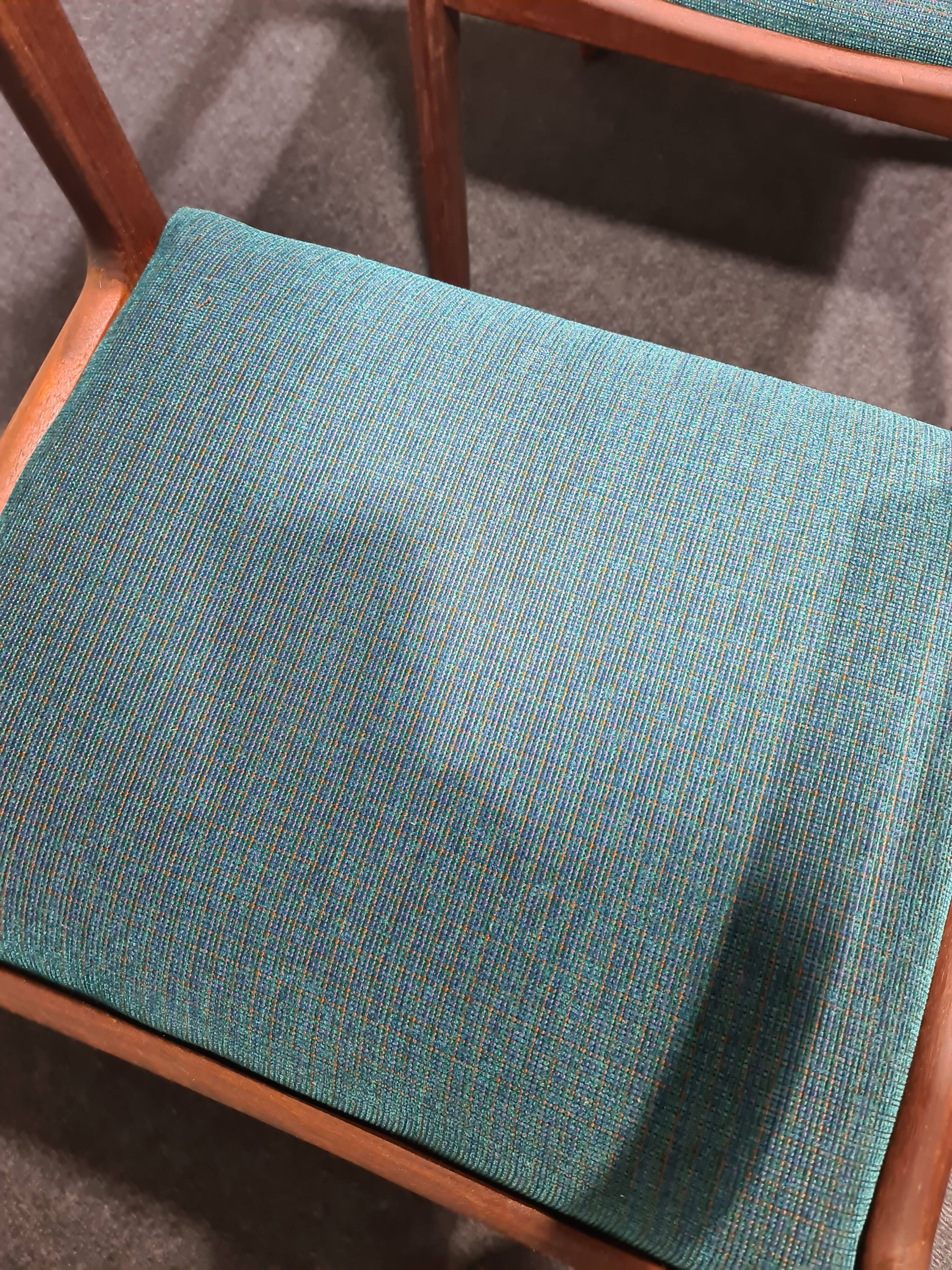 A pair of vintage teak Directors chairs