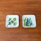 Vintage Danish ceramic wall plates from Bornholm, set of 2.