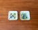 Vintage Danish ceramic wall plates from Bornholm, set of 2.