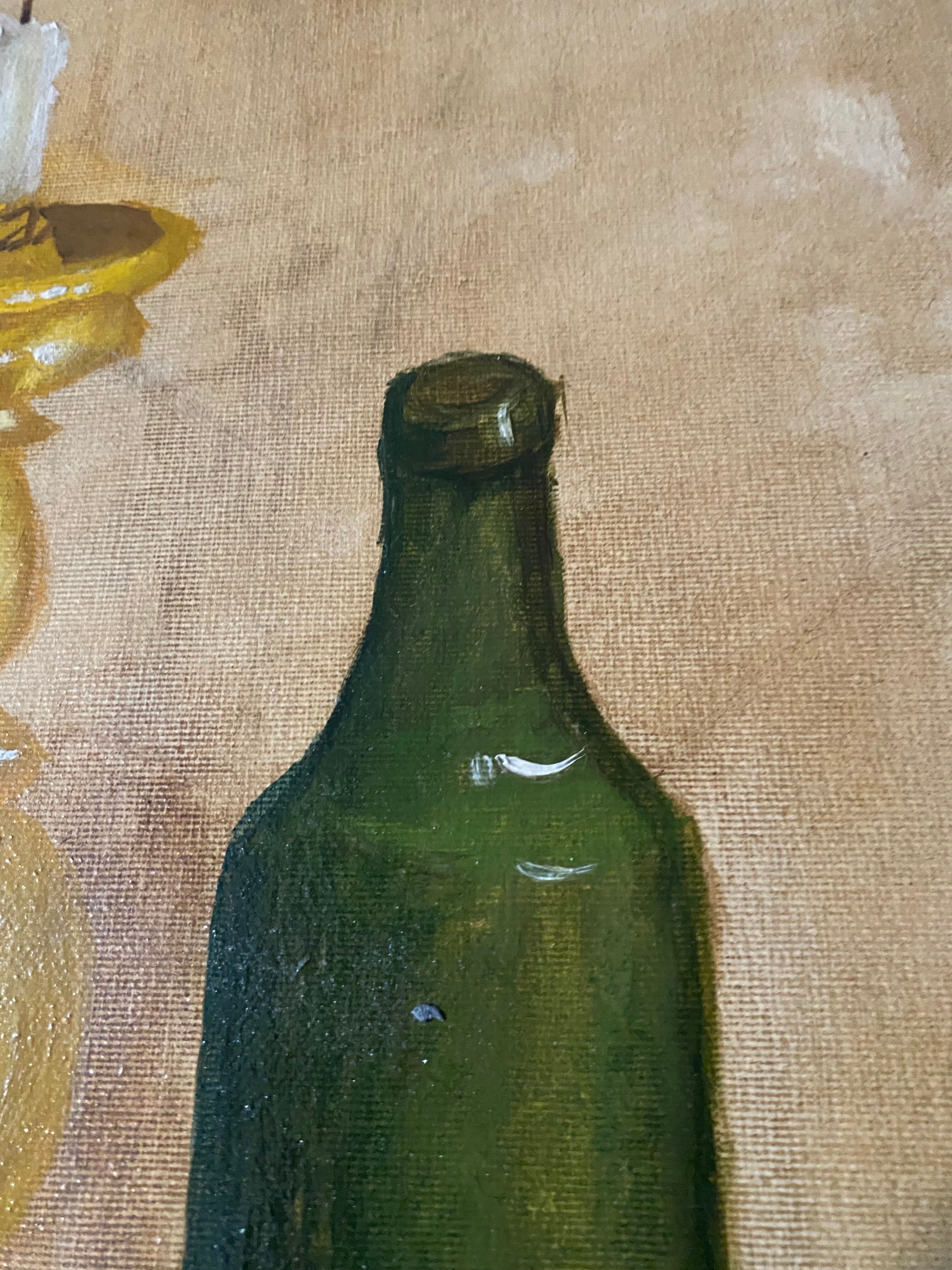Oil on canvas "still life" 1973