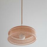 Pink Clichy glass suspension