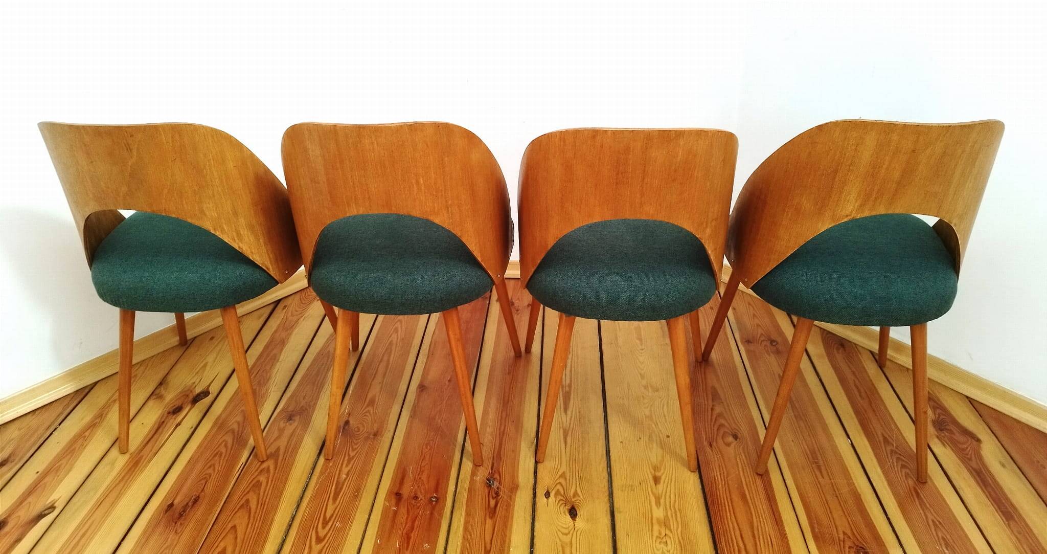 Chairs from Proj. A. Suman, Tatr Nabytok for Tatra, Czechoslovakia, 1960s, Set of 4