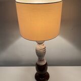 Vintage enameled ceramic lamp
