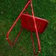 3 vintage vintage folding red metal chairs fine 70s