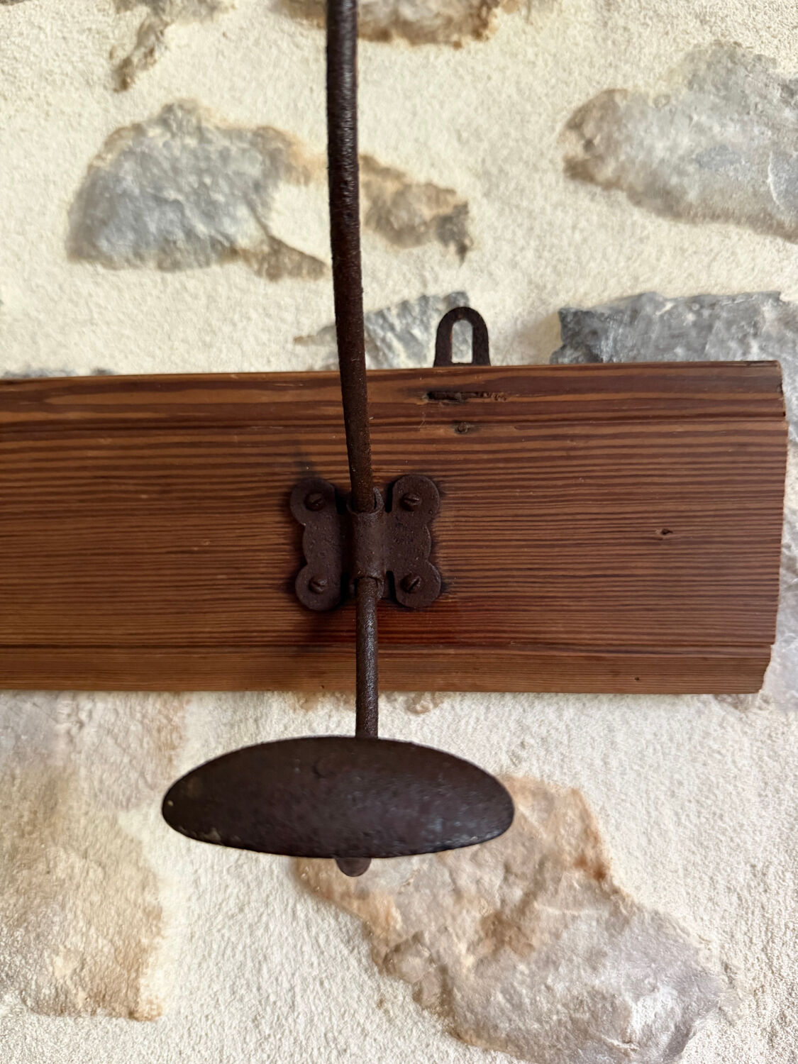 Renovated wooden coat rack