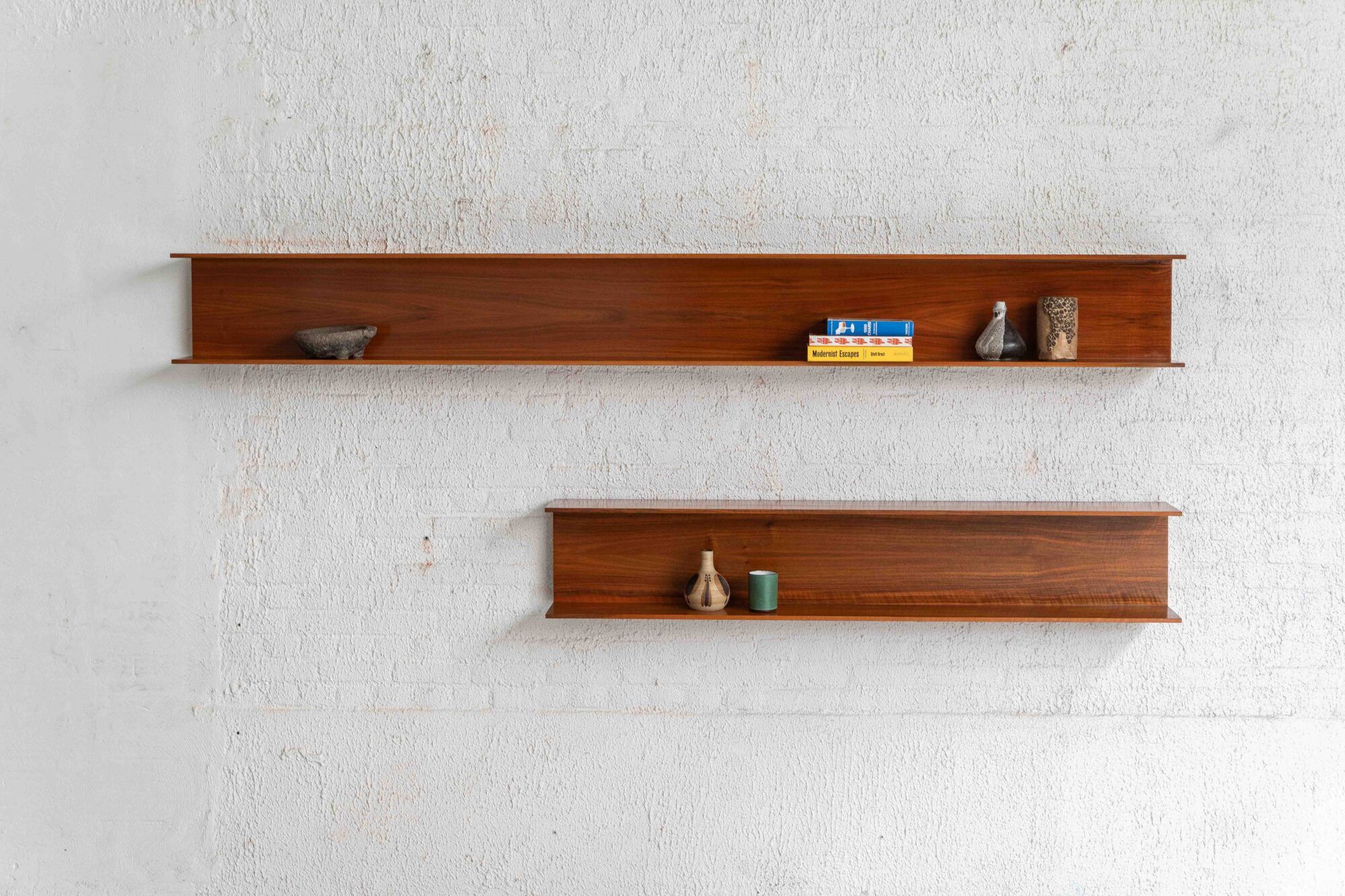 240 cm floating wall shelf by Walter Wirz