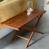 Rectangular wooden coffee table