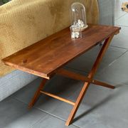 Table basse rectangulaire en bois