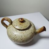 Glazed stoneware teapot by Jean-Pierre Prud’homme, La Borne, 1960s.