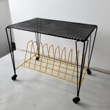 Vinyl disc storage coffee table