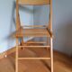 Wooden folding chair