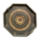 Octagonal carved wooden top