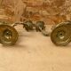 Antique Pair Of Vintage Brass Double Candlestick Holders