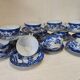 Magnificent 12-Piece Porcelain Cup and Saucer Set