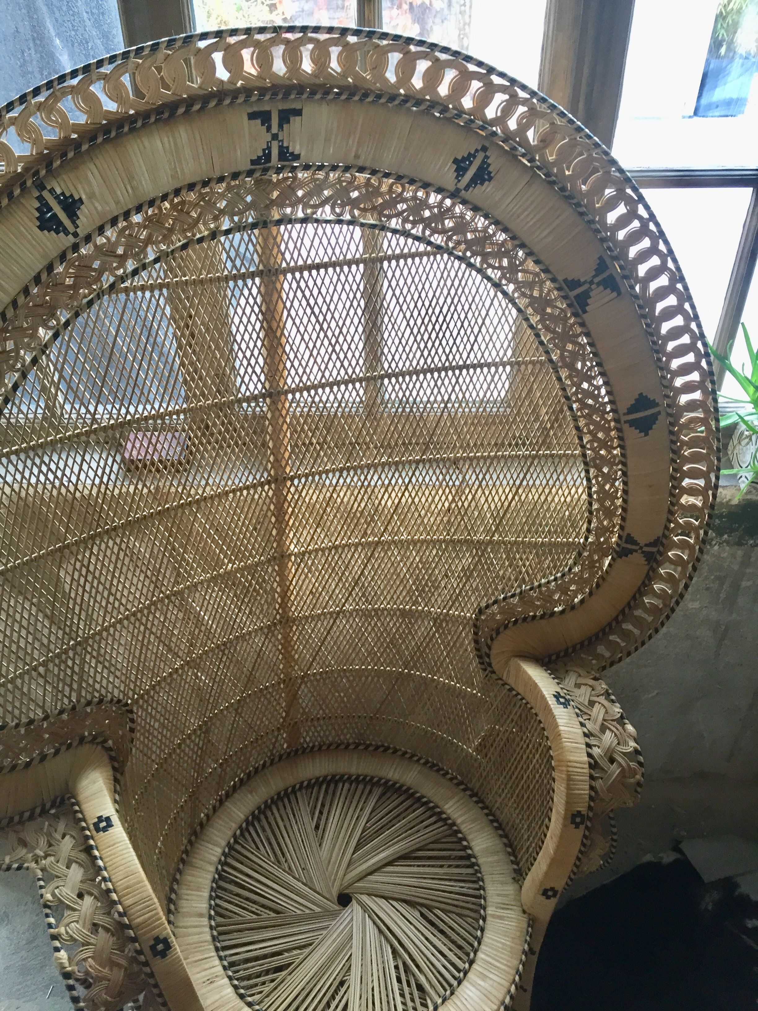 Emmanuelle rattan armchair