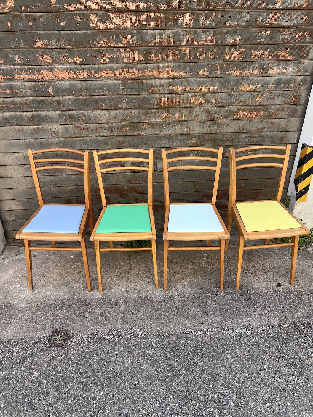 (Lot) 4 Alma bistro chairs no. 1642 Luterma