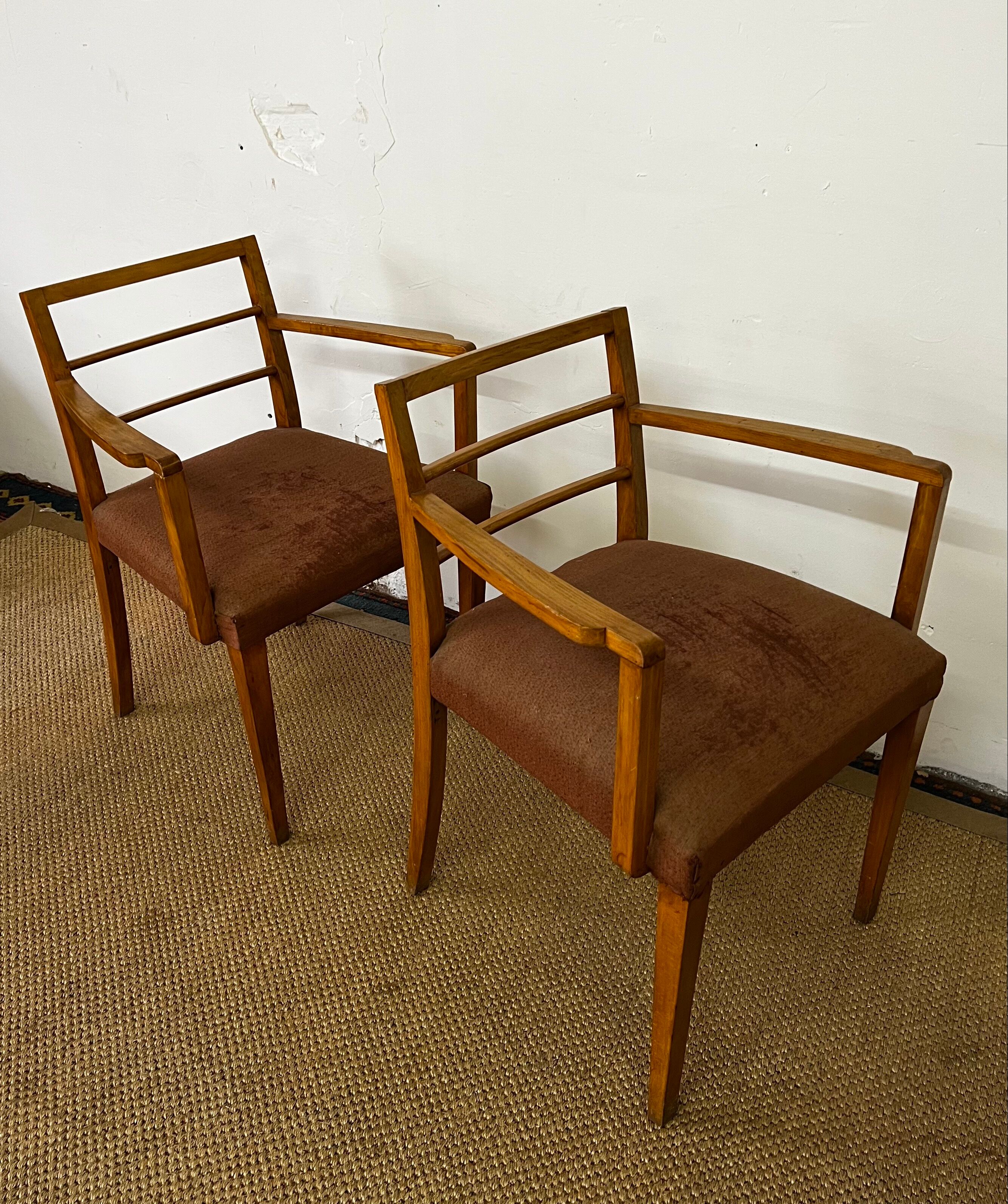 Pair of vintage armchairs