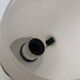 Vintage 1960 tripod opaline lamp mid-century design - 34 cm