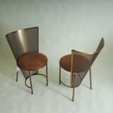 Set of 2 Sevilla EXPO '92 chairs by Frans Van Praet for Belgochrom (#35 & #36 /100)