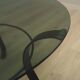 Glass coffee table, Danish design, 1970s, made in Denmark