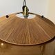 Scandinavian suspension in rope and teak - ufo - 60s 70s
