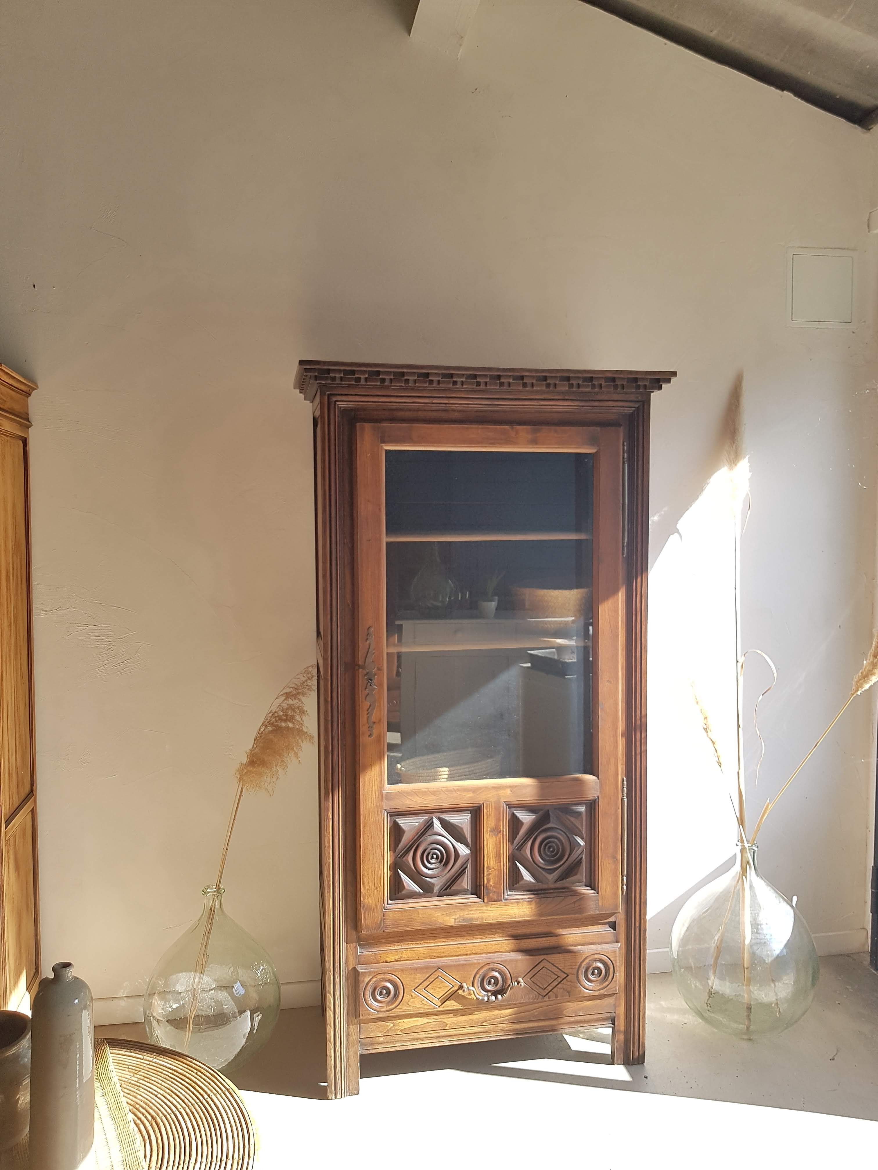 Vintage glass cabinet