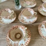Royal Albert Fine Bone China Tea or Coffee Cups and Milk Jug Set of 9