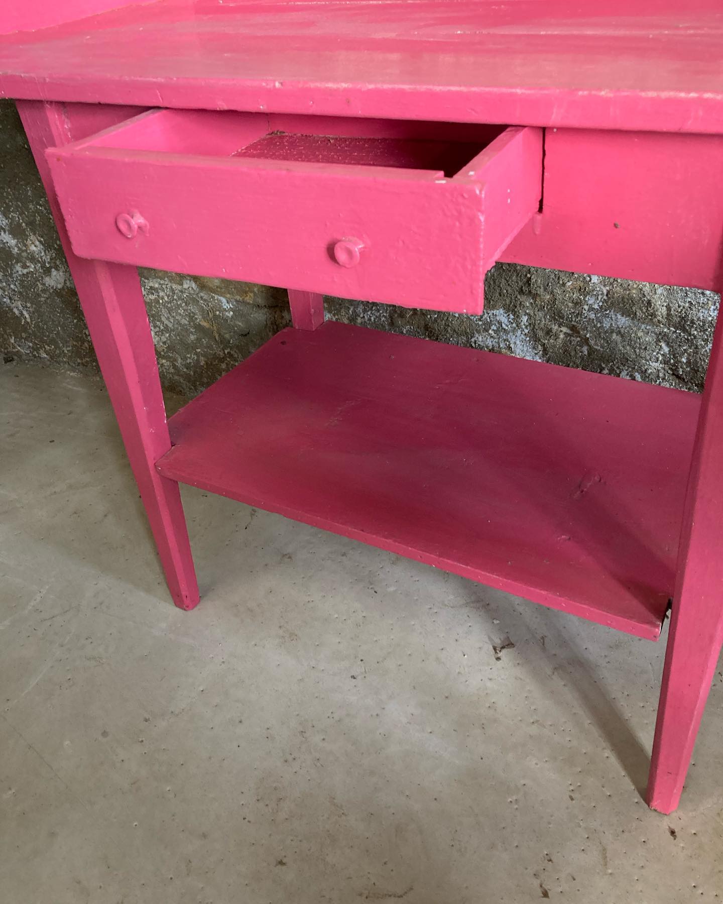 Pink side table
