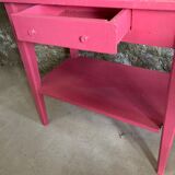 Pink side table