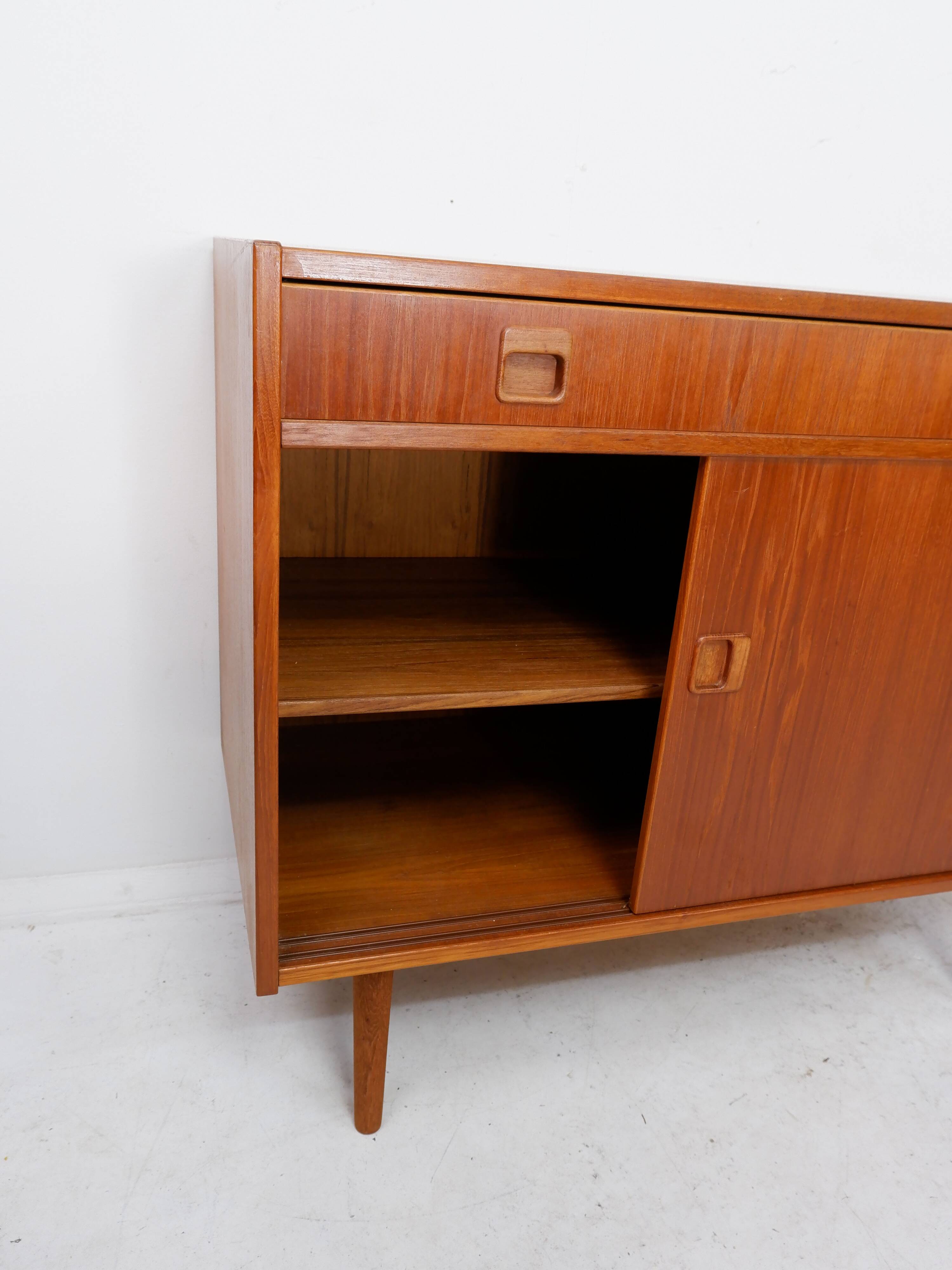 Scandinavian cabinet with sliding doors, 1960s