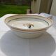 Dish on pedestal in Badonviller earthenware diam 23.5 cm