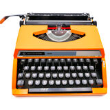 Silver typewriter reed 100 revised orange ribbon new