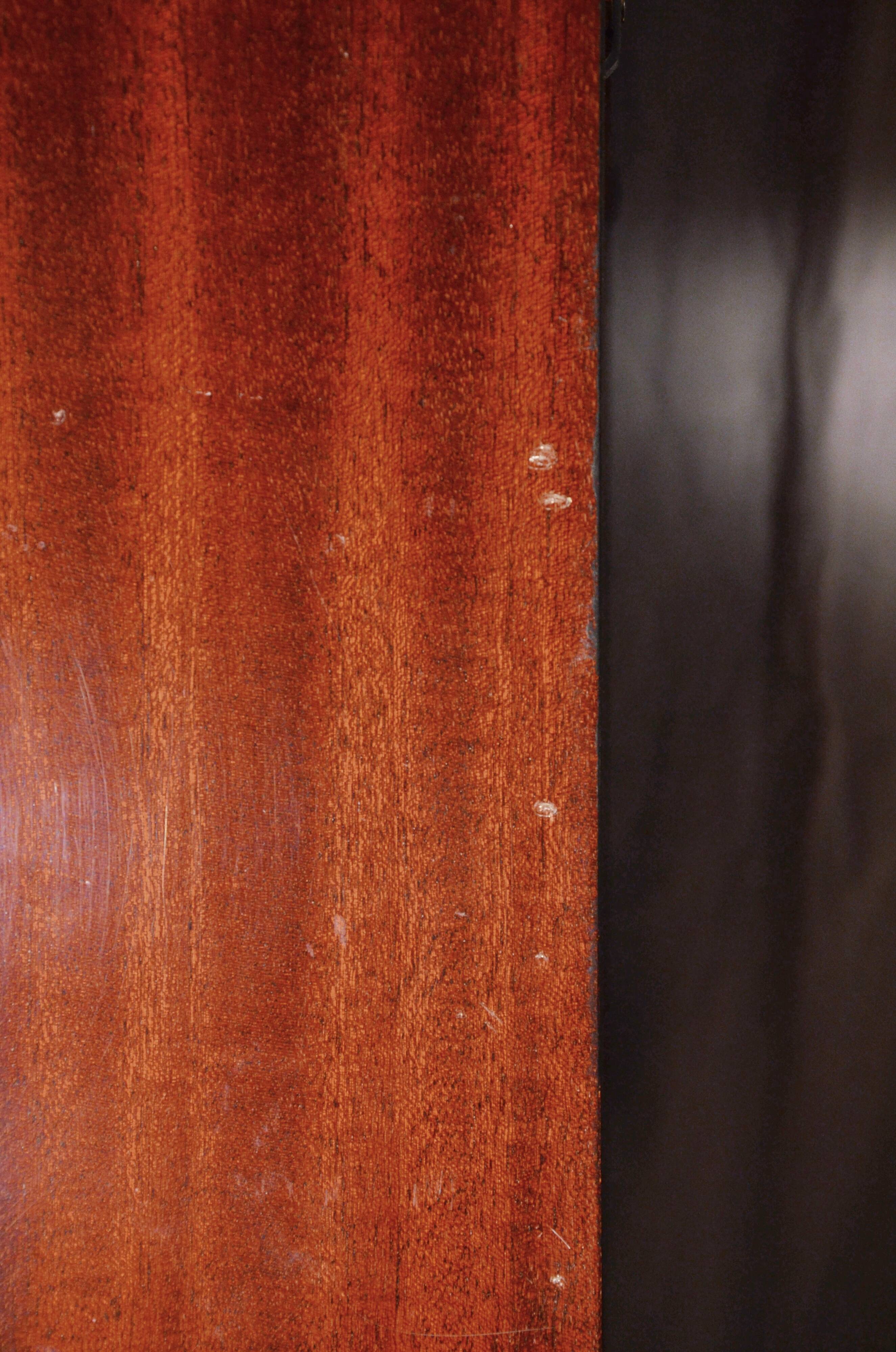 Display cabinet or bar cabinet in mahogany, 1970s