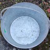 Old Galvanized Steel Basin
