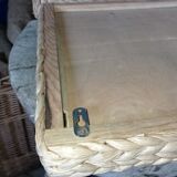 Pair of straw mirrors